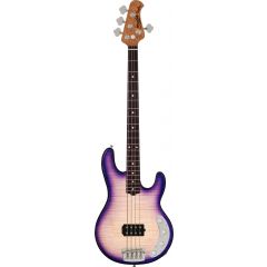 STERLING BY MUSIC MAN Basse électrique Ray34 Flamed Maple Purple Sunset - Vue 1